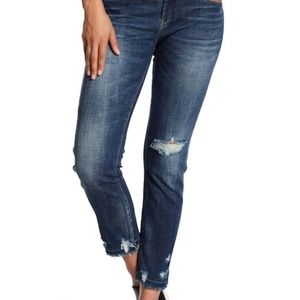 Decon Fray Hem Girlfriend Jeans